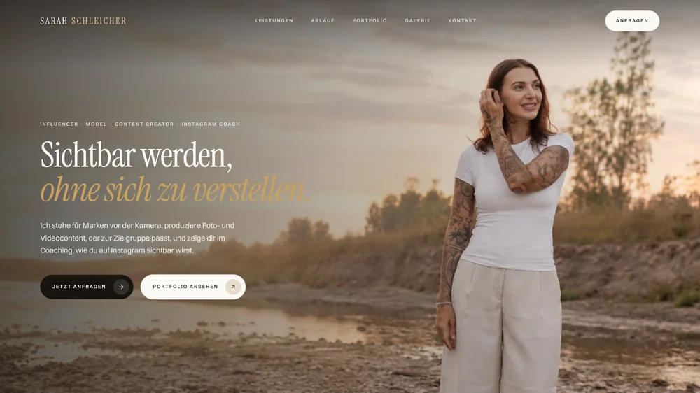 Website Sarah Schleicher
